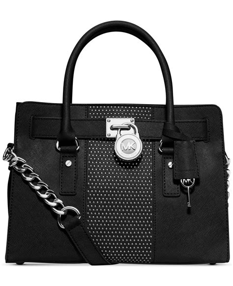 michael kors microstud hamilton center stripe east west satchel|michael michael kors hamilton mono stripe east west .